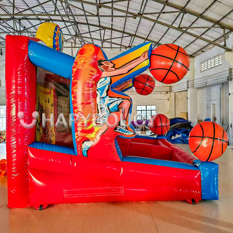 Canasta De Baloncesto Inflable Portátil – Juego De Lanzamiento Con Pelota Para Niños, Actividad Deportiva En Interiores Y Exteriores, Fomenta La Coordinación Y El Fitness